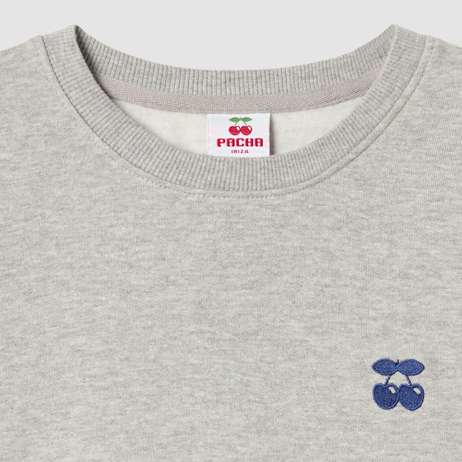 Basic-Sweatshirt mit Stickerei