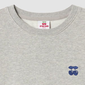 Basic-Sweatshirt mit Stickerei