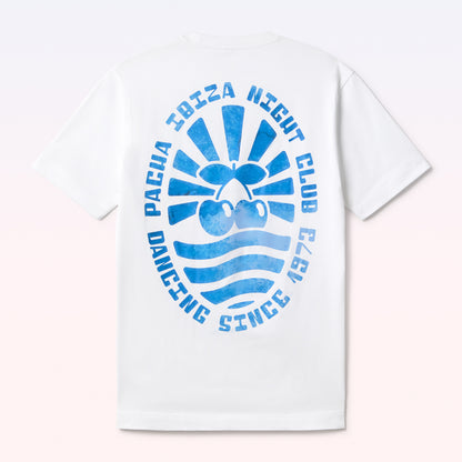 T-SHIRT ACUARELA WHITE-BLUE
