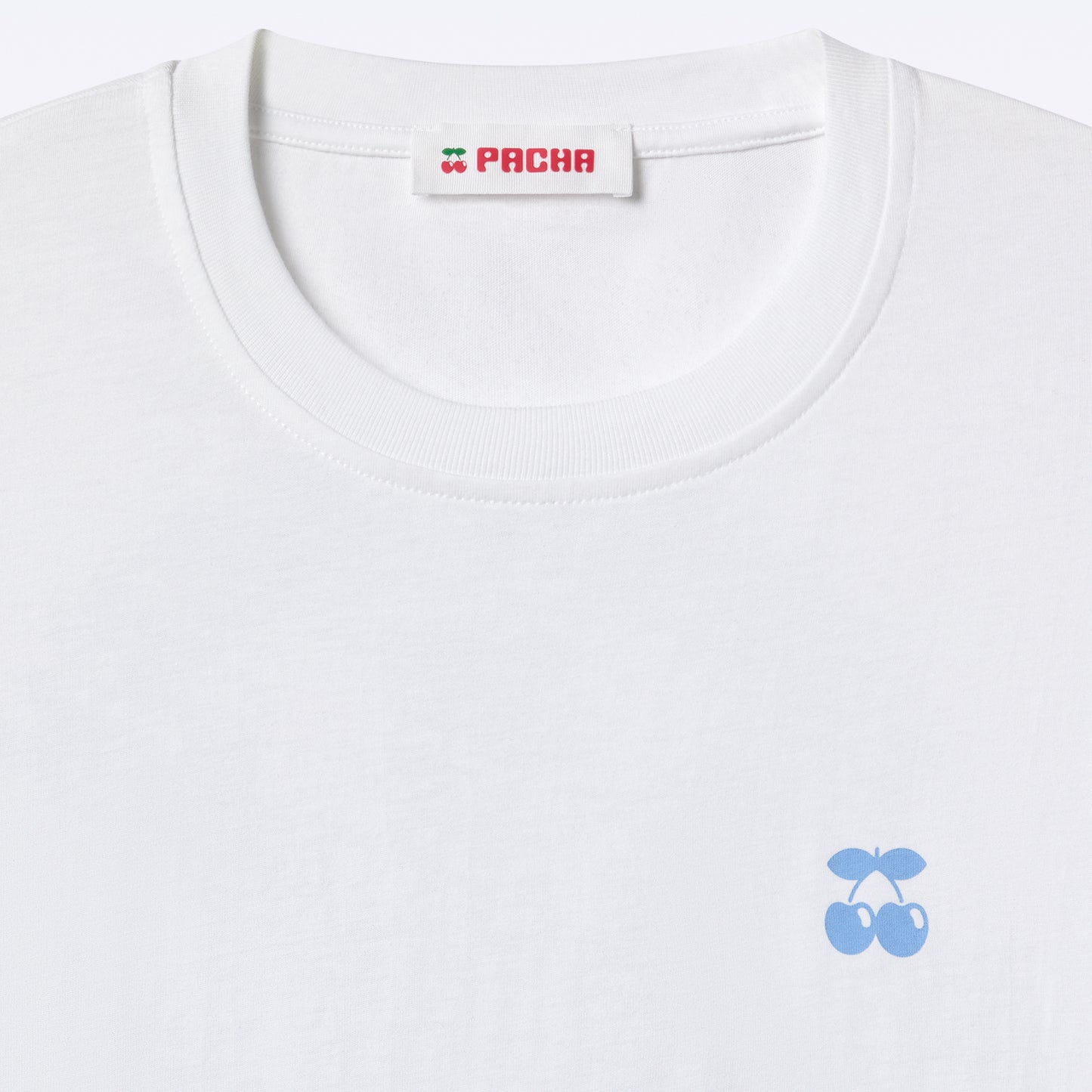T-SHIRT ACUARELA WHITE-BLUE