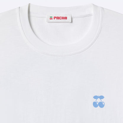 T-SHIRT ACUARELA WHITE-BLUE