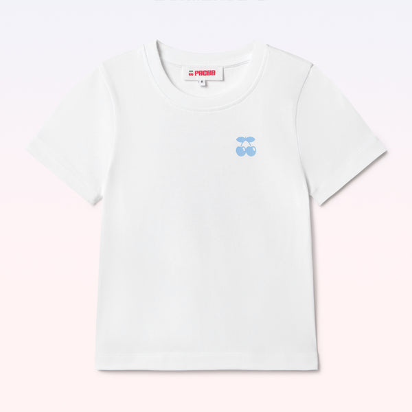 T-SHIRT ACUARELA KIDS WHITE-BLUE - second image