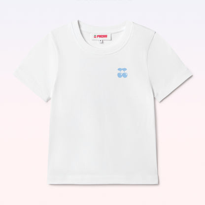 T-SHIRT ACUARELA KIDS WHITE-BLUE