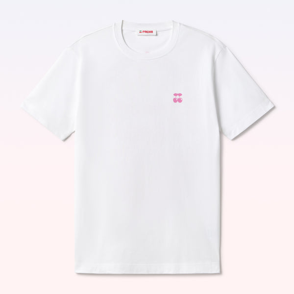 T-SHIRT ACUARELA WHITE-ORANGE - second image