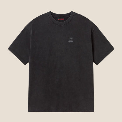 T-SHIRT BROKEN CHERRY BLACK