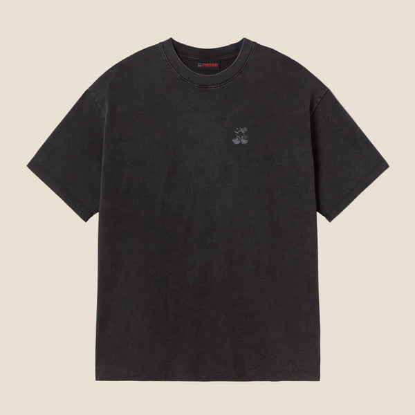 T-SHIRT BROKEN CHERRY DARK GREY - second image