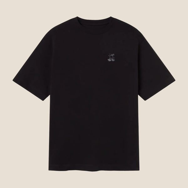 T-SHIRT BROKEN CHERRY BLACK - second image