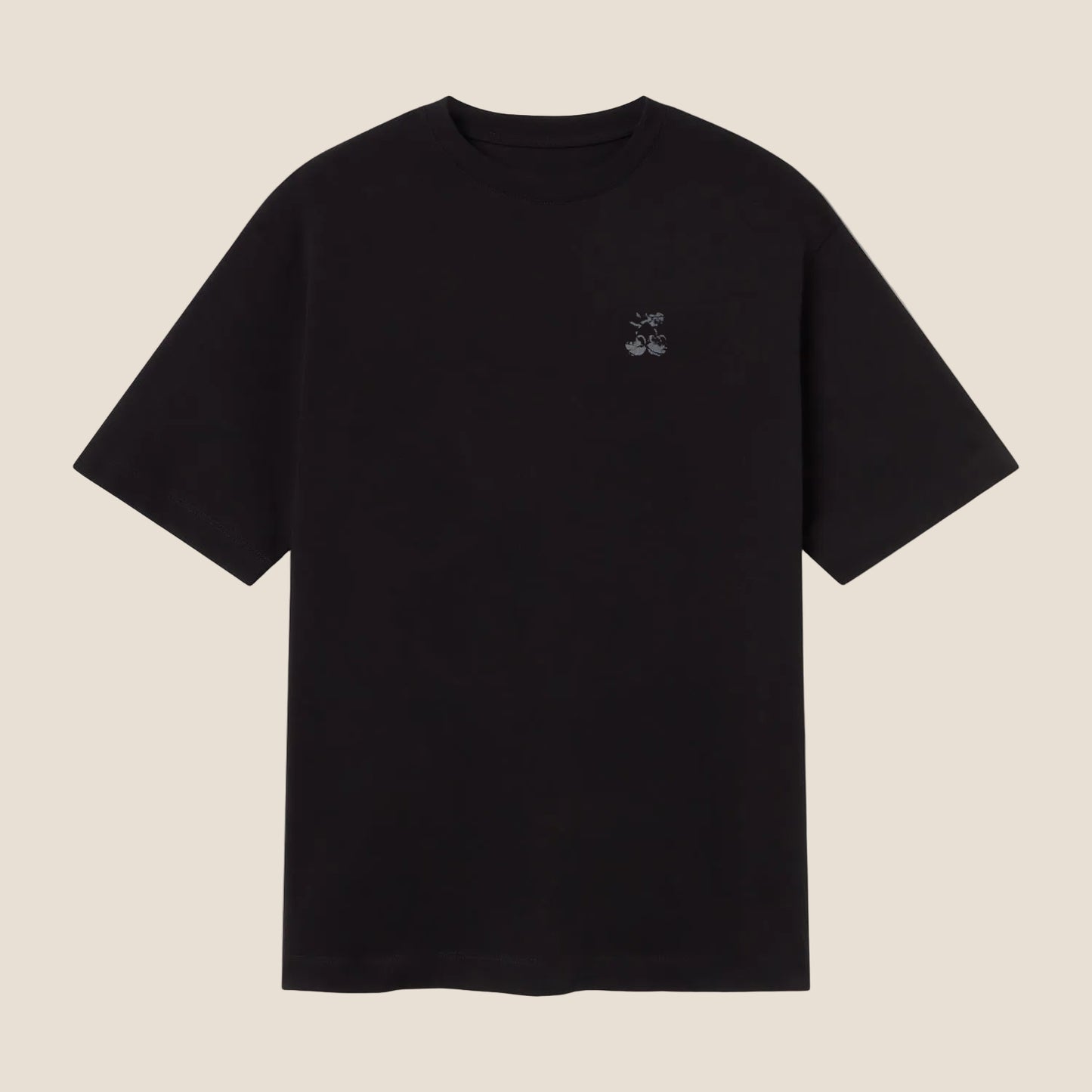 T-SHIRT BROKEN CHERRY BLACK