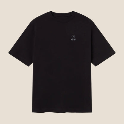 T-SHIRT BROKEN CHERRY BLACK