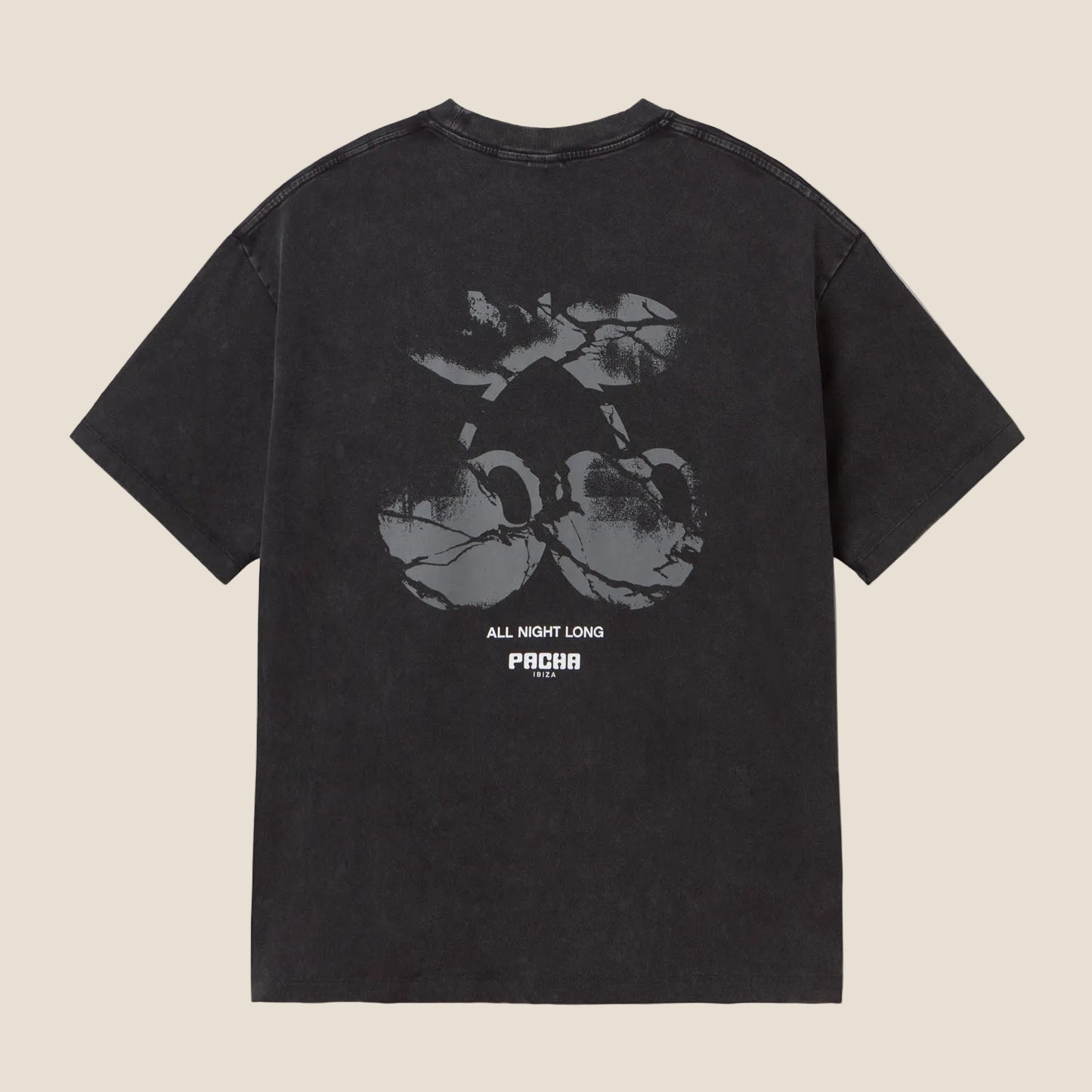 T-SHIRT BROKEN CHERRY BLACK