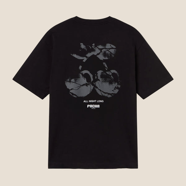 T-SHIRT BROKEN CHERRY BLACK