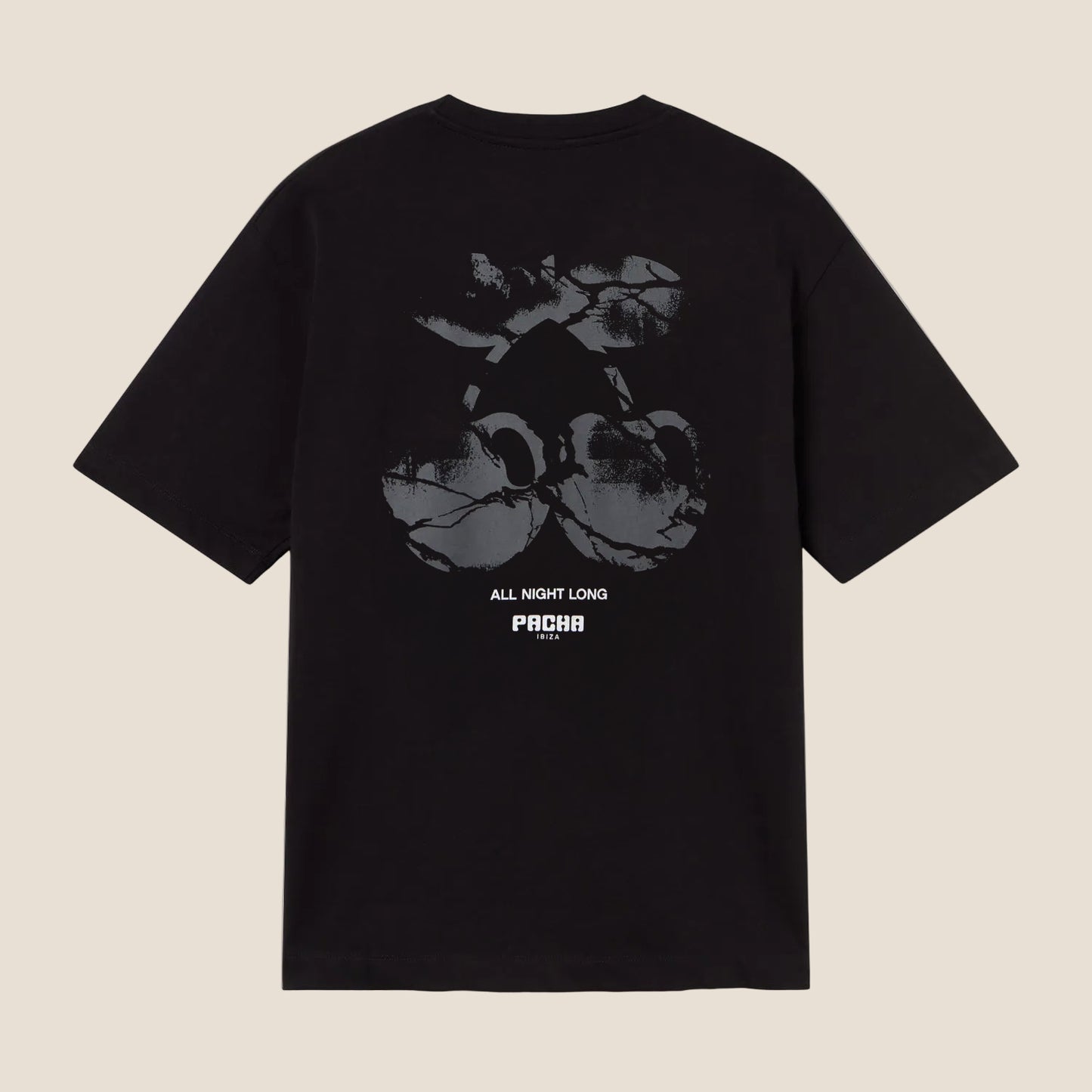 T-SHIRT BROKEN CHERRY BLACK