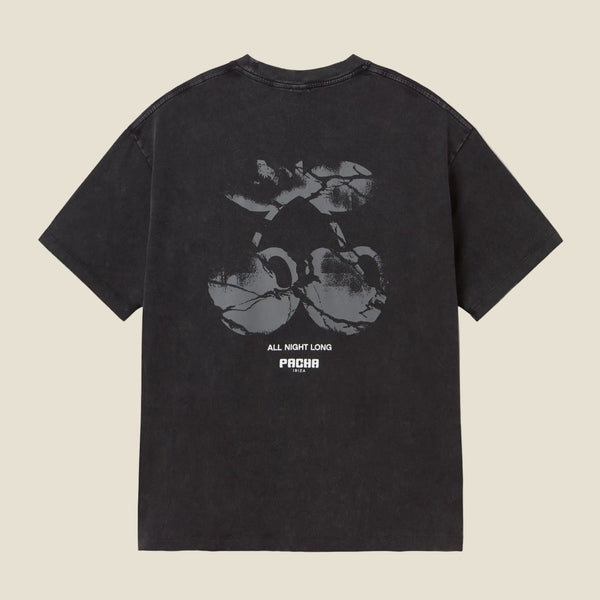 T-SHIRT BROKEN CHERRY DARK GREY