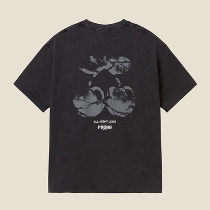 T-SHIRT BROKEN CHERRY DARK GREY