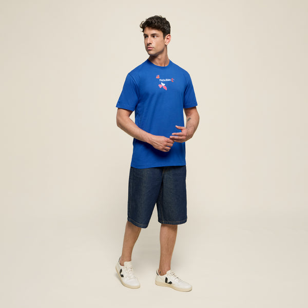 T-SHIRT BUGAMBILIA BLUE