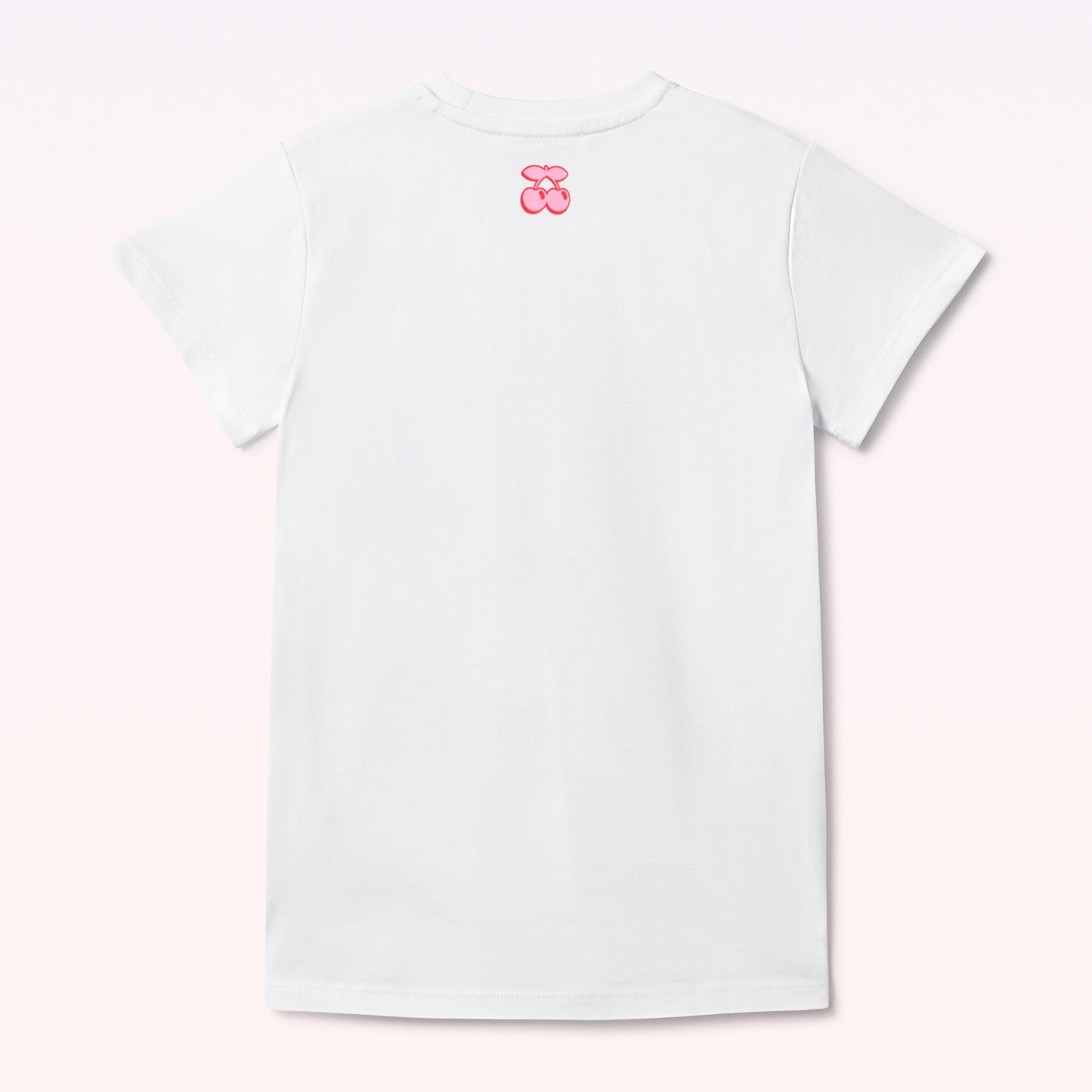 T-SHIRT CHERRY LIPS GIRL WHITE