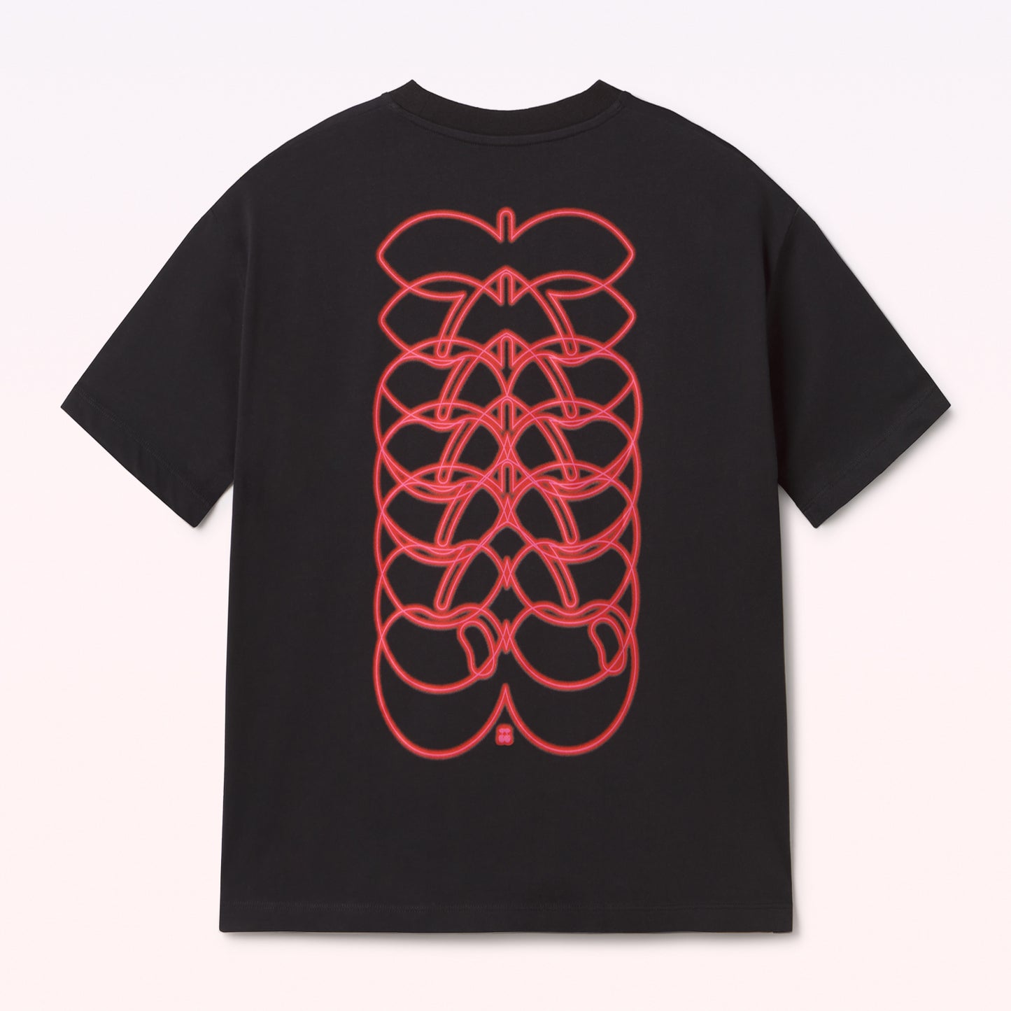 T-SHIRT CHERRYS BLACK-RED