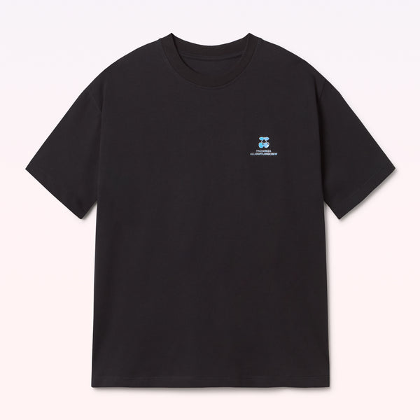 T-SHIRT CHERRYS BLACK-WHITE - second image