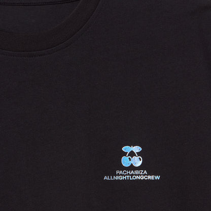 T-SHIRT CHERRYS BLACK-WHITE