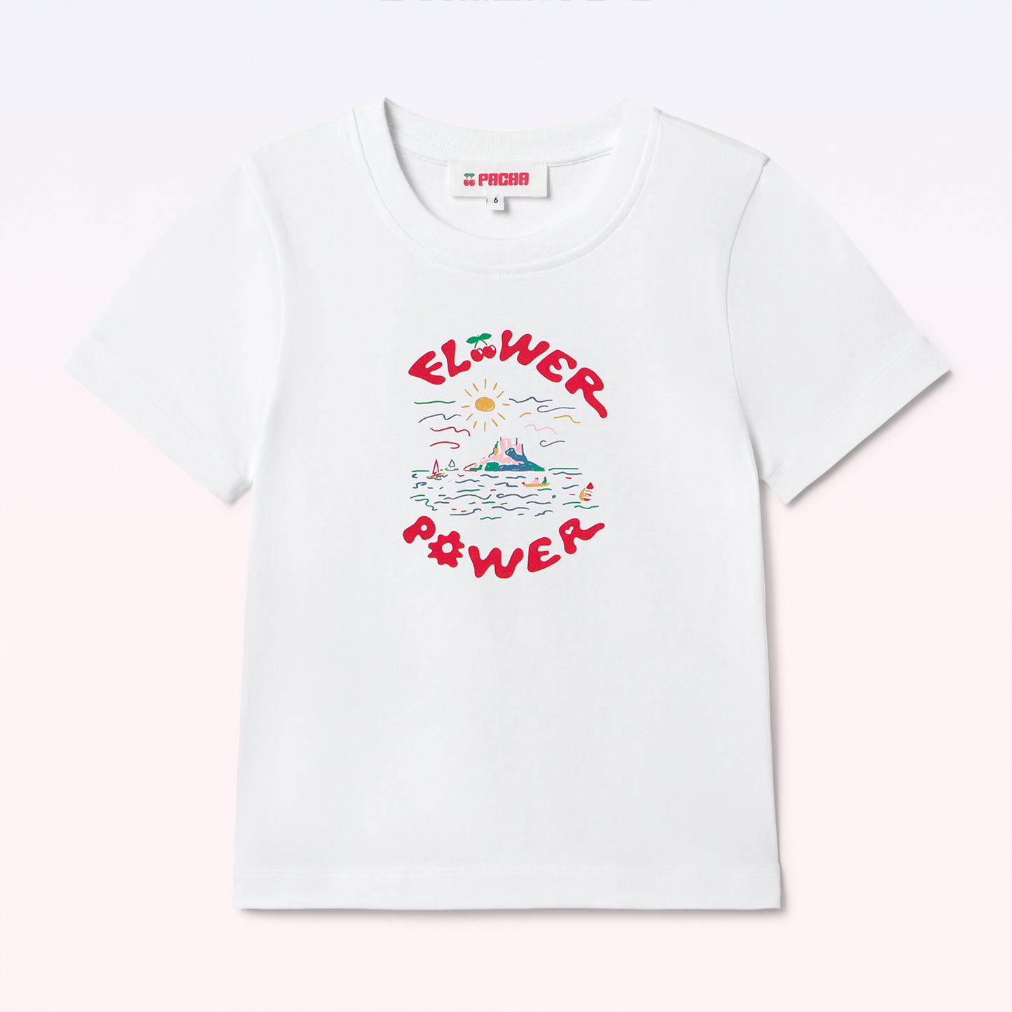 T-SHIRT FLOWER ES VEDRÁ KIDS WHITE