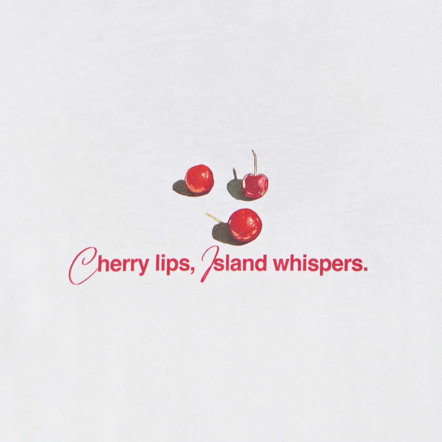 T-SHIRT ISLAND WHISPERS WHITE