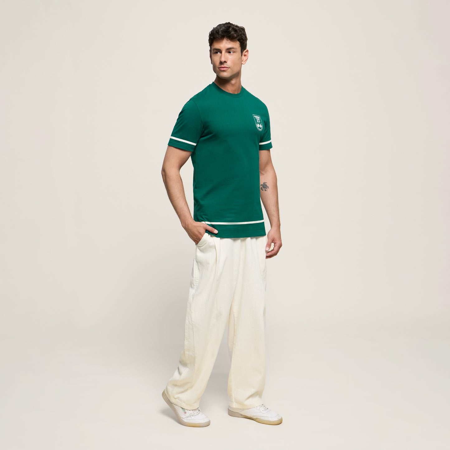 T-SHIRT TENNIS GREEN