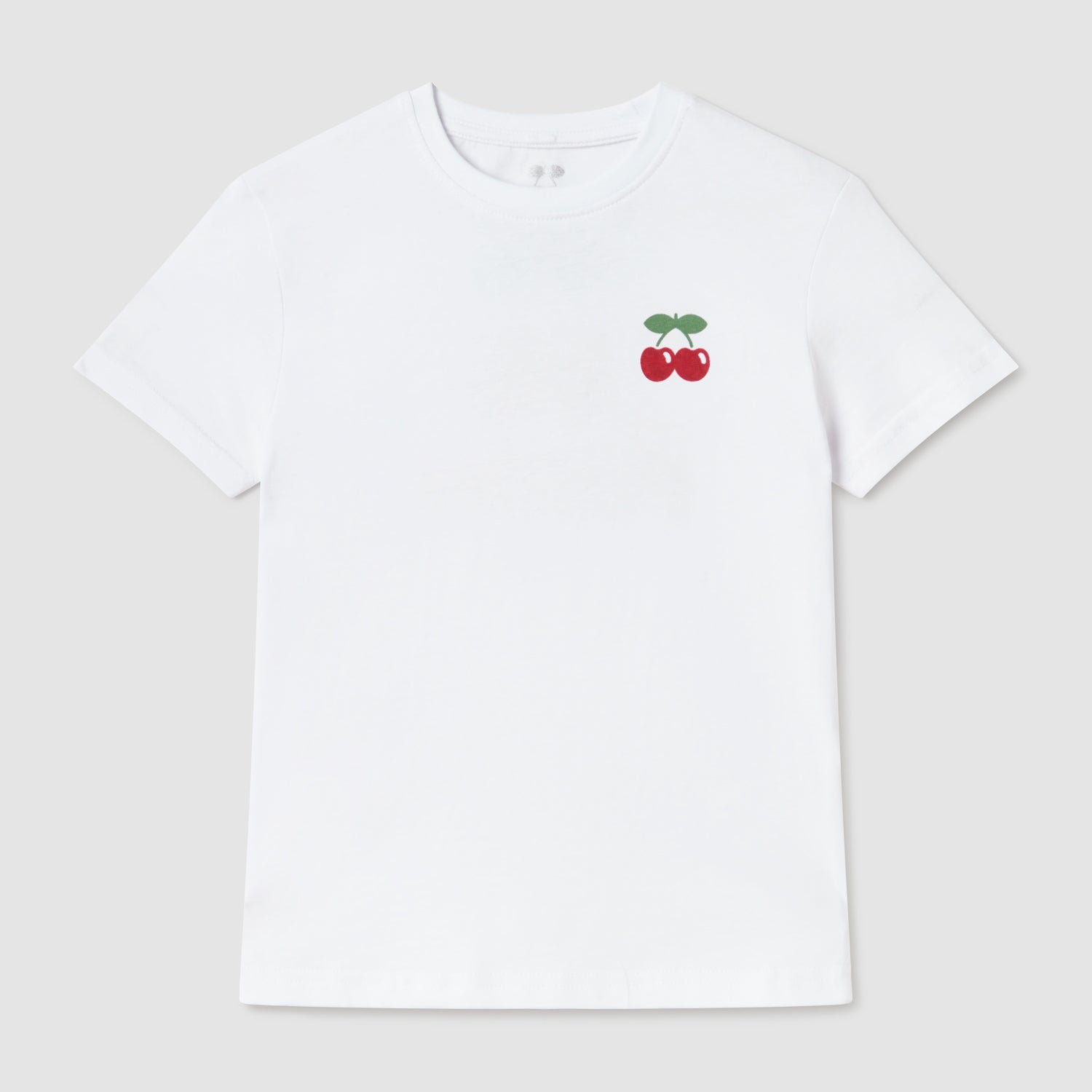 Camiseta cereja com bolso