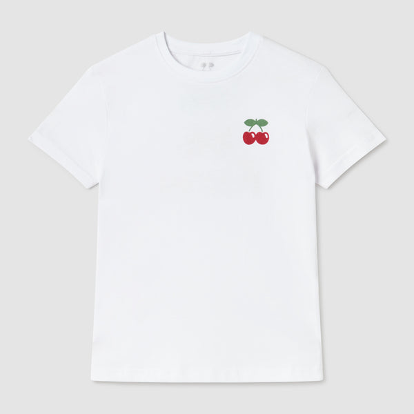 T-shirt à poche cerise