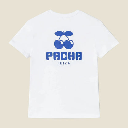 T-SHIRT CHERRY POCKET KIDS OFF-WHITE
