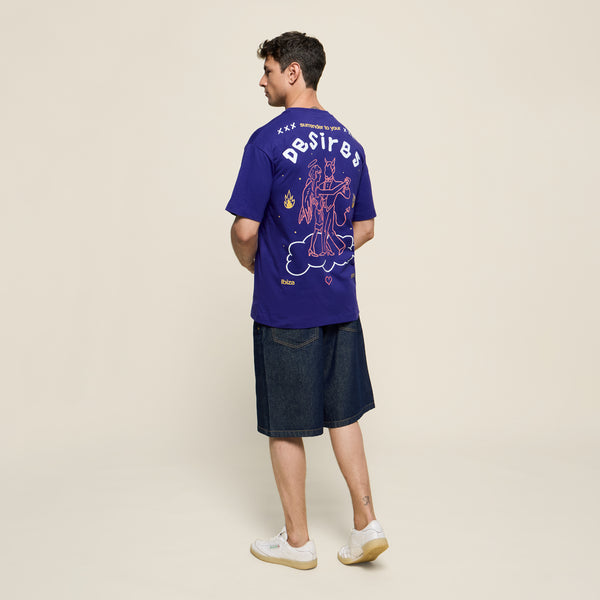 T-SHIRT DESIRES BLUE - second image