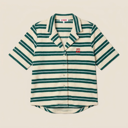 SHIRT STRIPES GREEN