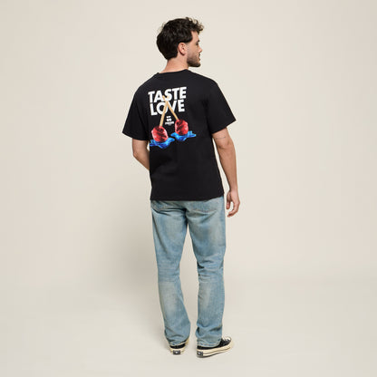 T-SHIRT TASTE LOVE BLACK