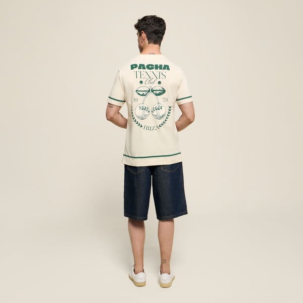 T-SHIRT TENNIS ECRU - second image