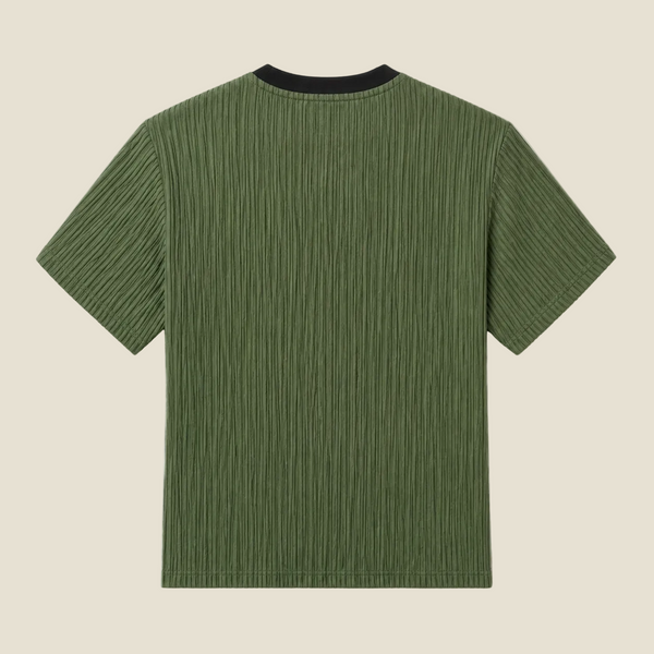 T-SHIRT PLEATTED GREEN - second image
