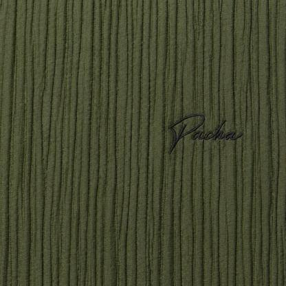 T-SHIRT PLEATTED GREEN