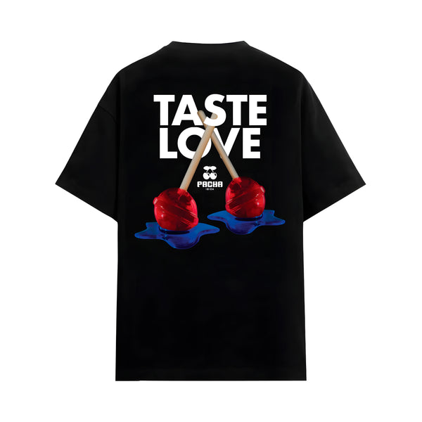 T-SHIRT TASTE LOVE BLACK