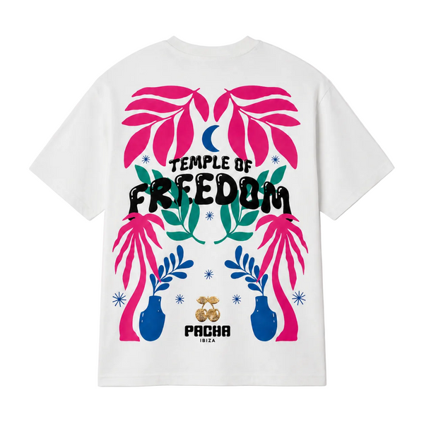 T-SHIRT PACHA TEMPLE WHITE