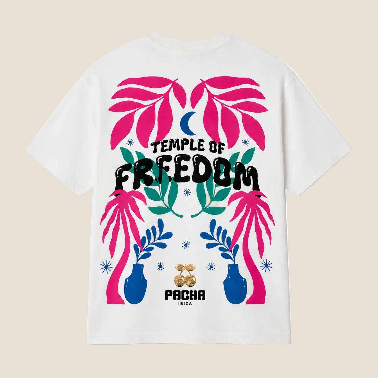 T-SHIRT PACHA TEMPLE WHITE