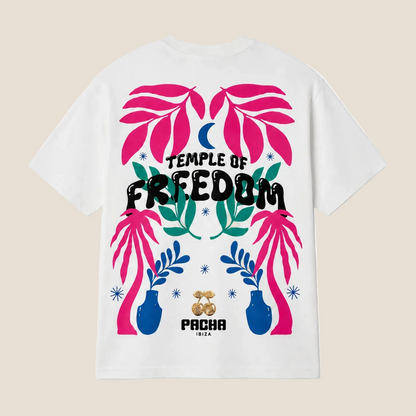 T-SHIRT PACHA TEMPLE WHITE