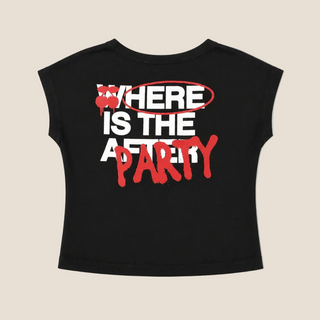 CROP TOP AFTER PARTY BLACK