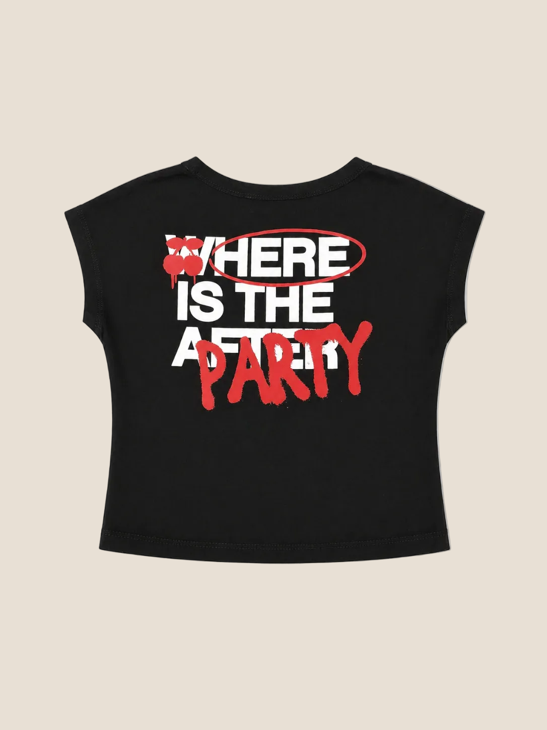 CROP TOP AFTER PARTY BLACK