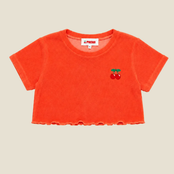 T-SHIRT TOWELLING KIDS CORAL