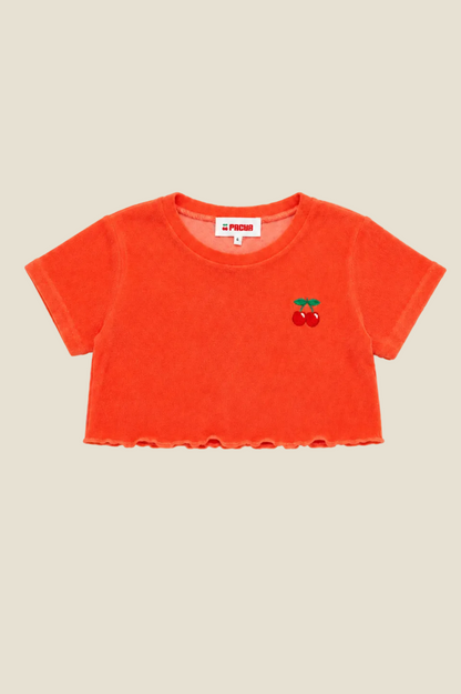 T-SHIRT TOWELLING KIDS CORAL