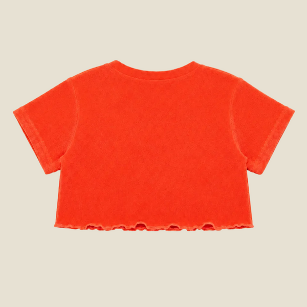 T-SHIRT TOWELLING KIDS CORAL - second image