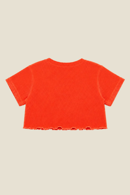 T-SHIRT TOWELLING KIDS CORAL