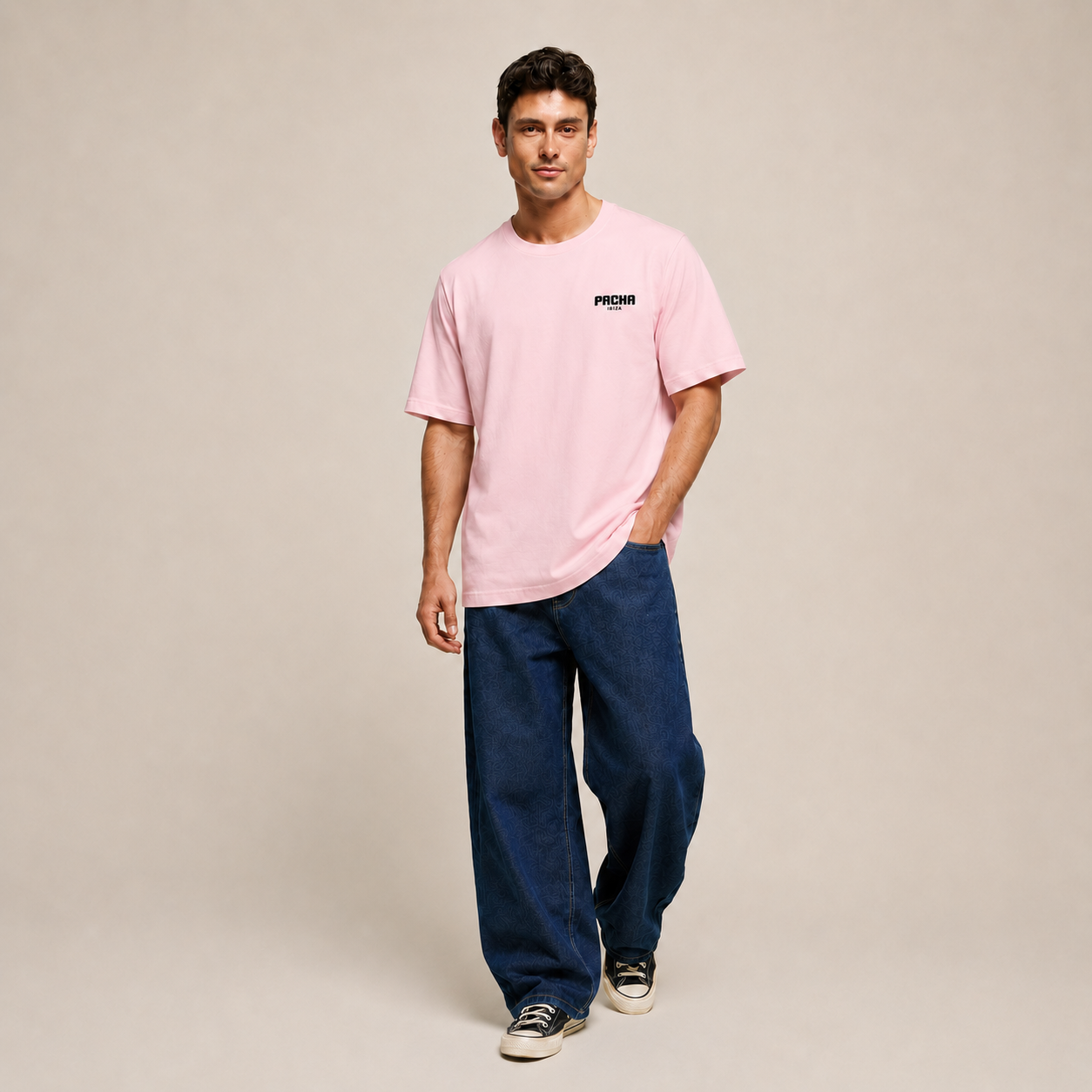 T-SHIRT ONE TRIBE LIGHT-PINK