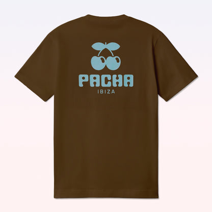 GENDERLESS T-SHIRT BASIC POCKET BROWN