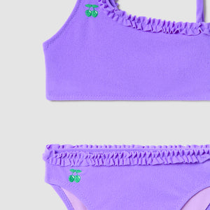 Violetter Mädchen-Bikini – Nachhaltiges Produkt