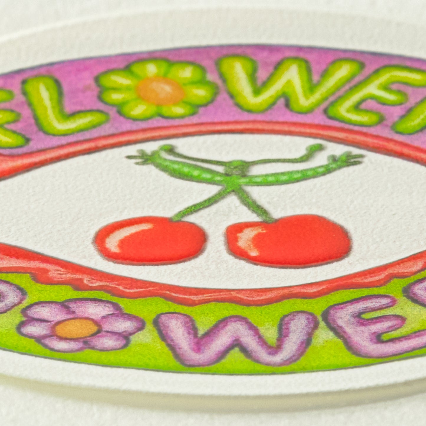 Adhesivo Relieve Flower