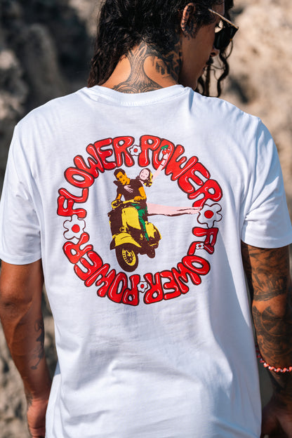 Camiseta Flower Power Moto